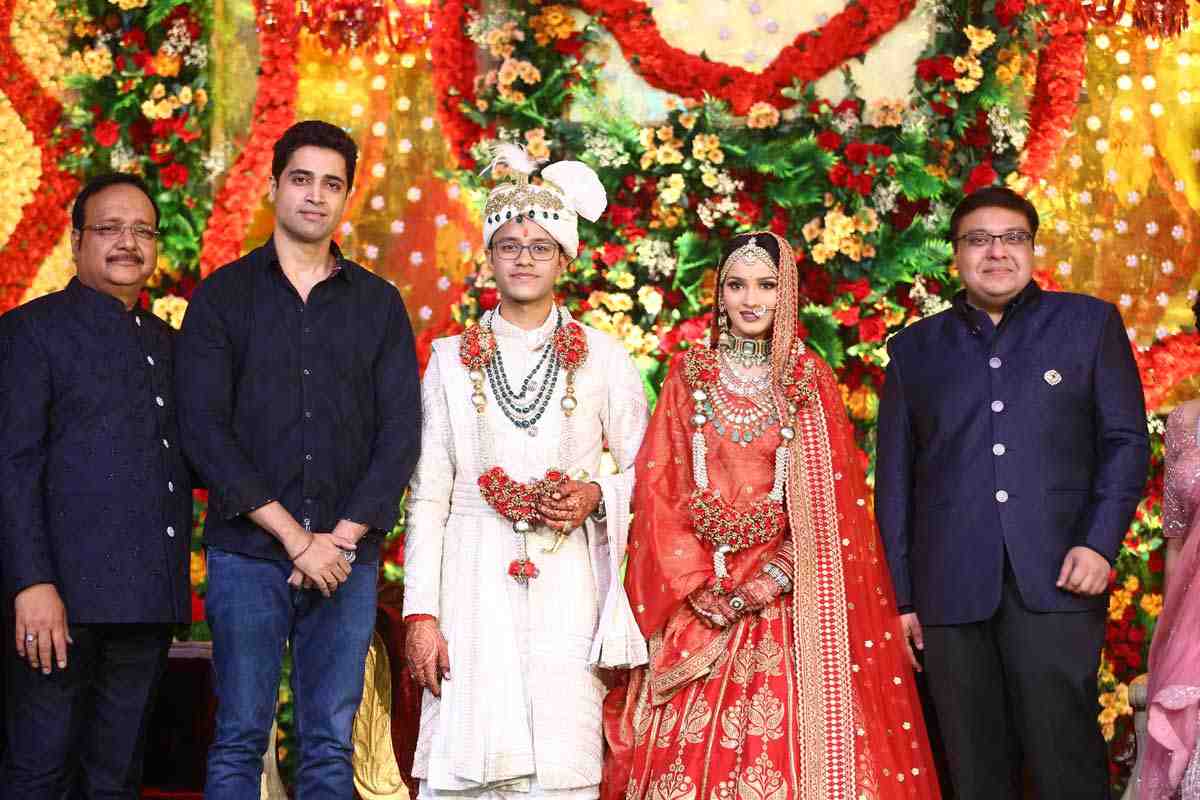 Celebrities At Aditya Music Owner Umesh Gupta Son Manyan Gupta Marriage6
