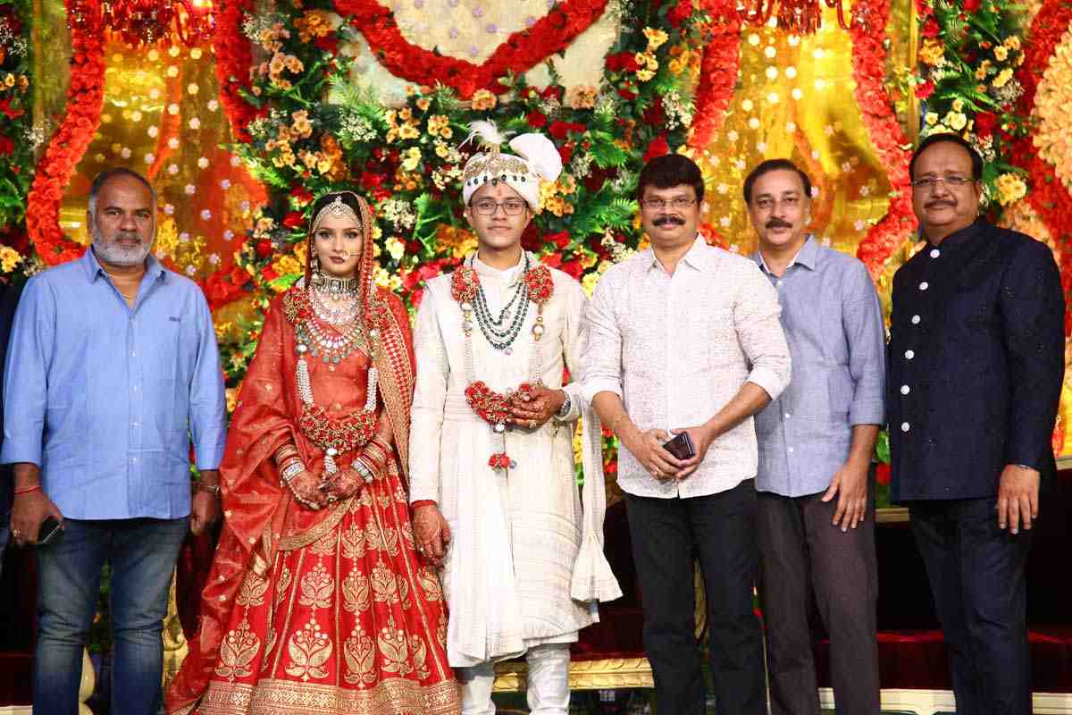 Celebrities At Aditya Music Owner Umesh Gupta Son Manyan Gupta Marriage8