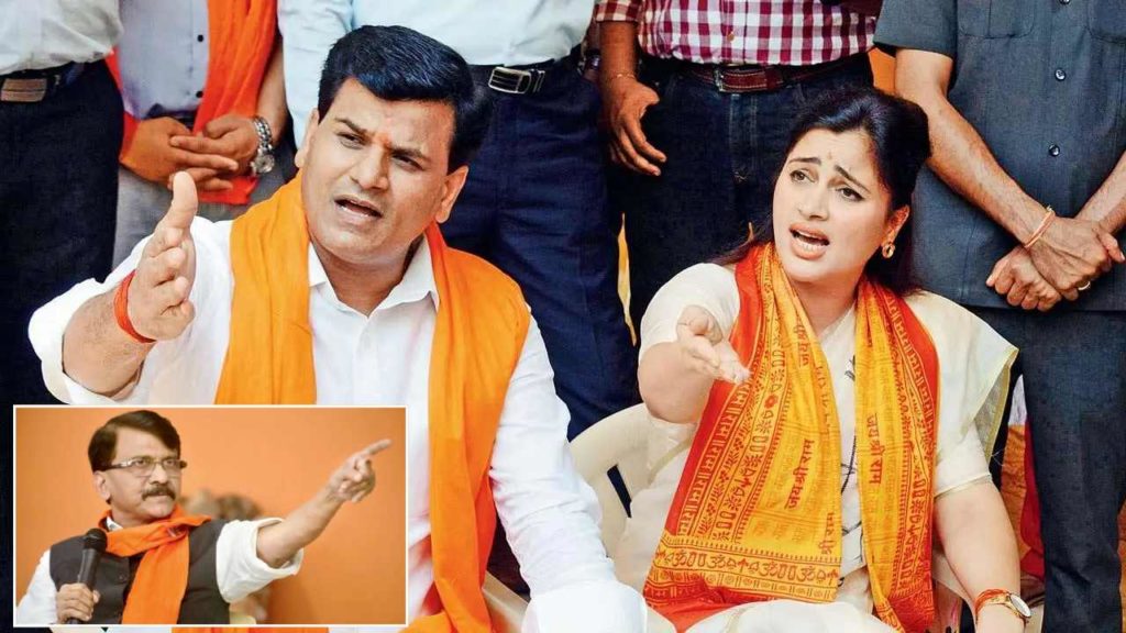 Hanuman Chalisa Row Sanjay Raut Alleges D Gang Link To Rana Couple