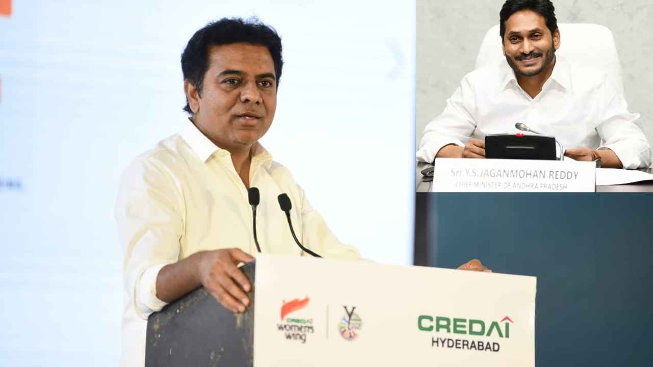 KTR Tweet : జగన్ నాయకత్వంలో ఏపీ అభివృద్ధి చెందాలని కోరుకుంటున్నా-కేటీఆర్ మరో ఆసక్తికర ట్వీట్ KTR Tweet : జగన్ నాయకత్వంలో ఏపీ అభివృద్ధి చెందాలని కోరుకుంటున్నా-కేటీఆర్ మరో ఆసక్తికర ట్వీట్
