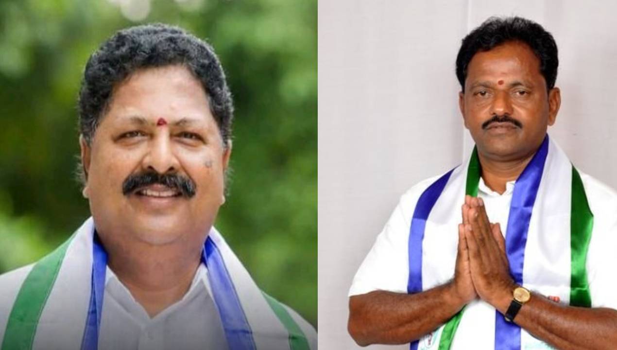 Ap cabinet : దుర్గమ్మను దర్శించుకున్నకారిమూరి, ముత్యాల నాయుడు.. మరికొద్దిసేపట్లో మంత్రులుగా ప్రమాణ స్వీకారం Ap cabinet : దుర్గమ్మను దర్శించుకున్నకారిమూరి, ముత్యాల నాయుడు.. మరికొద్దిసేపట్లో మంత్రులుగా ప్రమాణ స్వీకారం