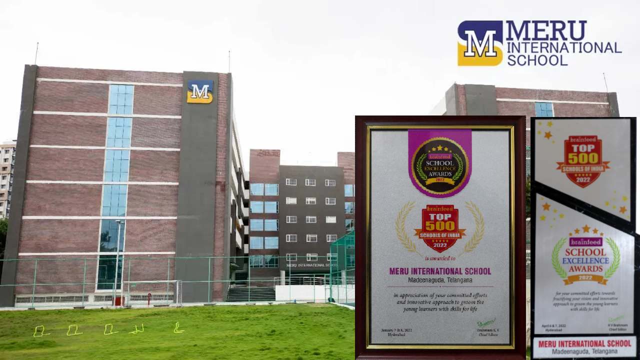 MERU International School: “మేరు ఇంటర్నేషల్ స్కూల్”కు ప్రతిష్టాత్మక “బ్రెయిన్ఫీడ్ ఎక్స్లెన్స్” అవార్డు MERU International School: “మేరు ఇంటర్నేషల్ స్కూల్”కు ప్రతిష్టాత్మక “బ్రెయిన్ఫీడ్ ఎక్స్లెన్స్” అవార్డు