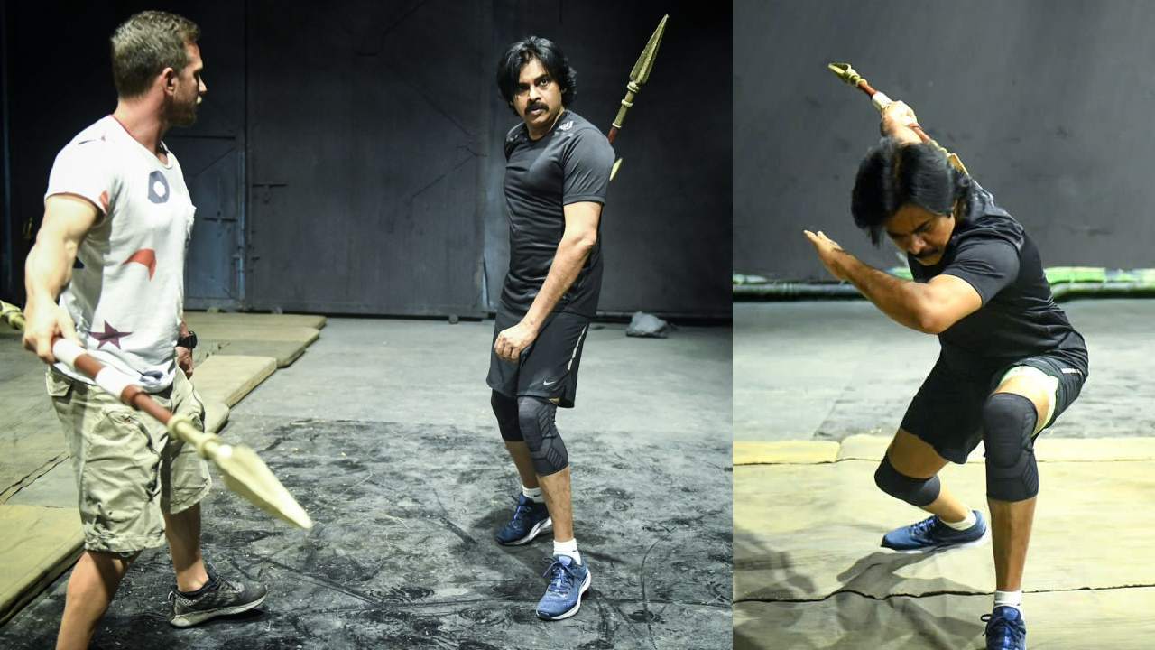 Pawan Kalyan Latest Look From Hari Hara Veera Mallu Sets Goes Viral01