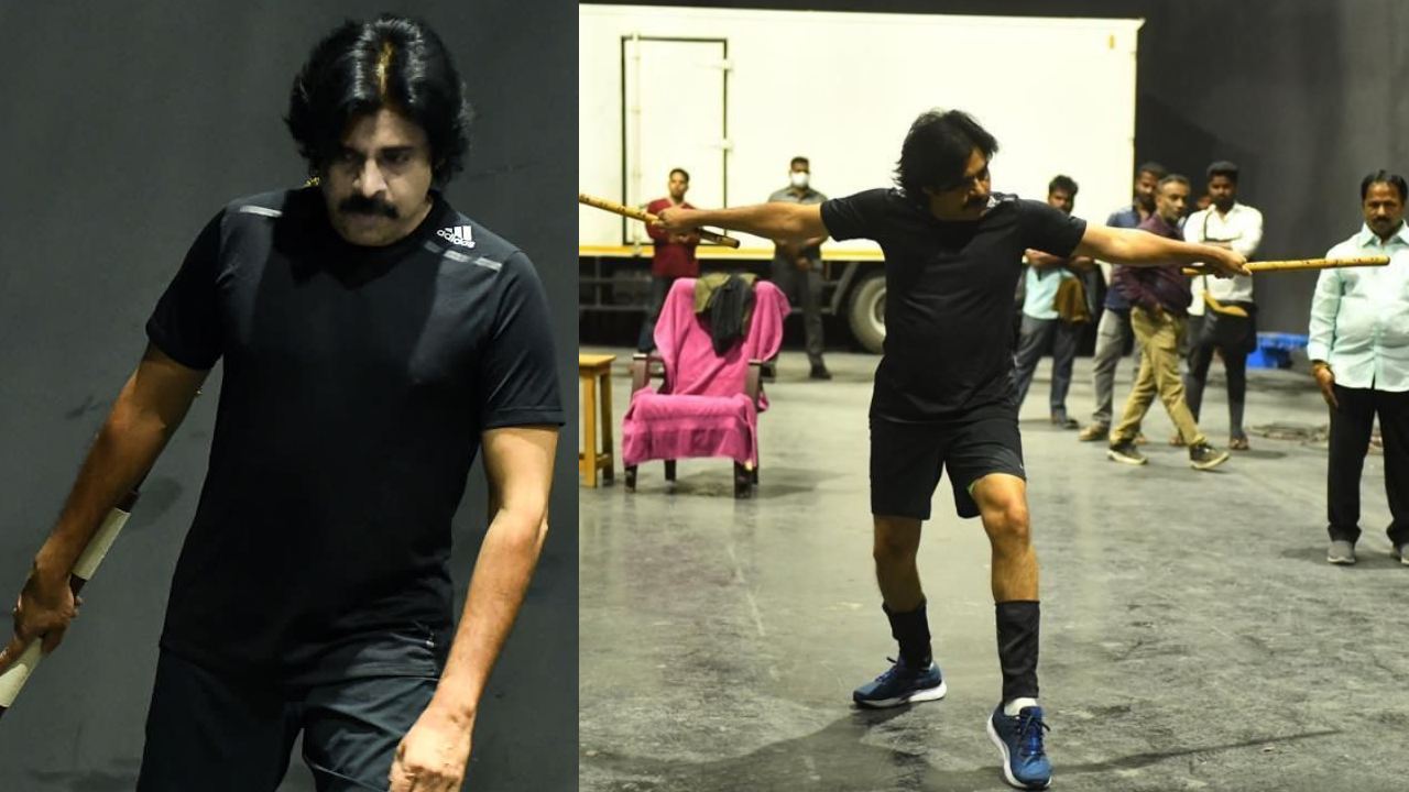 Pawan Kalyan Latest Look From Hari Hara Veera Mallu Sets Goes Viral02