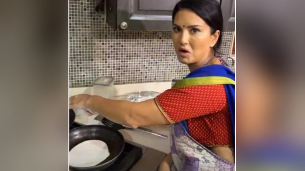 Sunny Leone Turns Cook For Manchu Vishnu