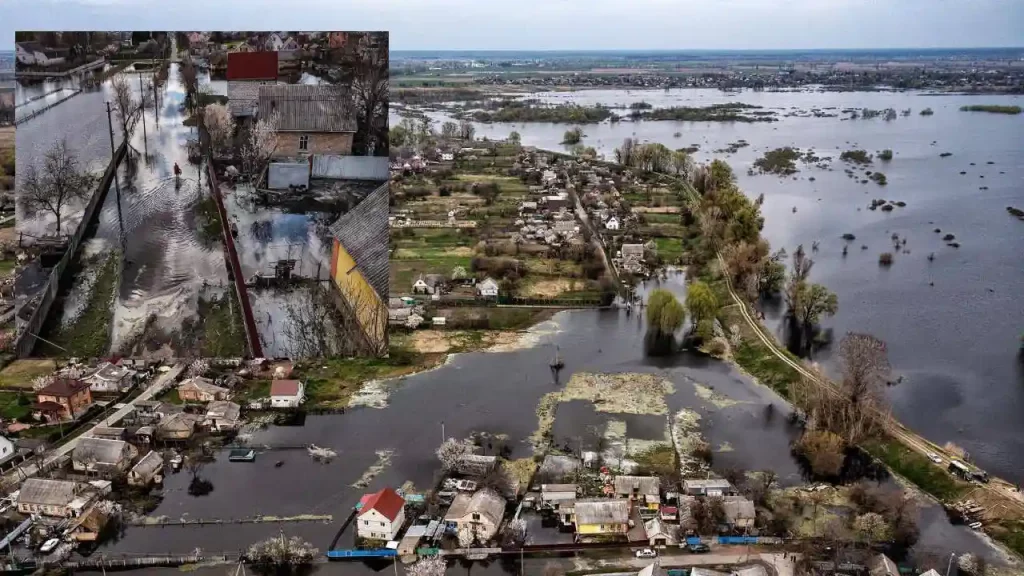 Village Flooded By Villagers To Stop Russian Soldiers (2)