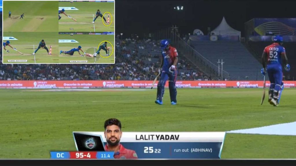 Watch Gujarat Titans Storm Back After Lalit Yadav Gets Run Out By Abhinav Manohar