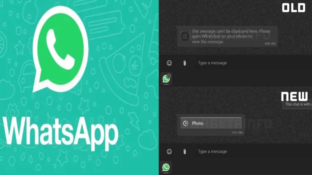 Whatsapp Testing 'view Once' Feature For Windows Users, New Pop Up Menu For Phone Numbers In Chats