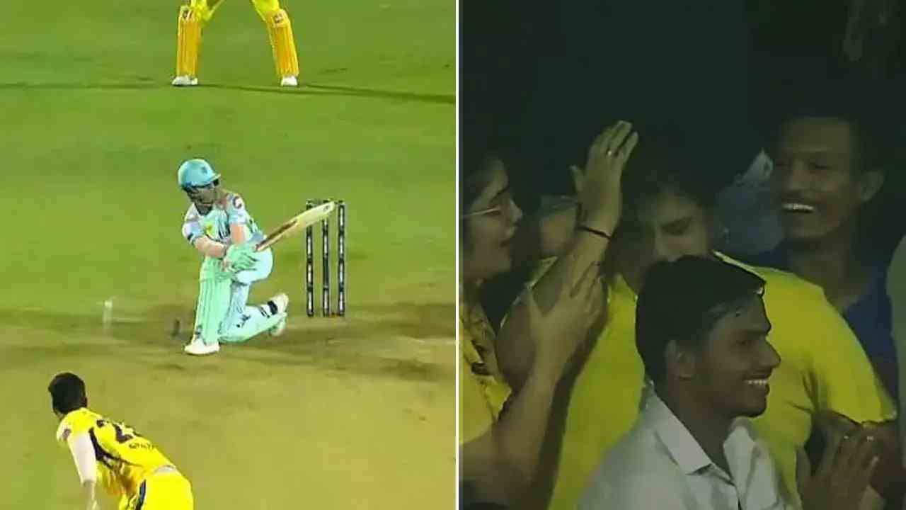 IPL 2022: నేరుగా మహిళ తలమీదకు సిక్సు బాదేసిన ఆయుష్ బదోనీ IPL 2022: నేరుగా మహిళ తలమీదకు సిక్సు బాదేసిన ఆయుష్ బదోనీ