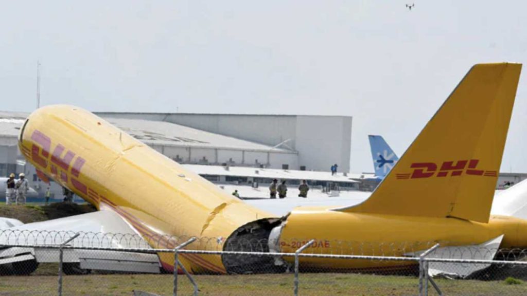 Cargo Plane Splits In 2 After Crash Landing At Costa Rica Airport
