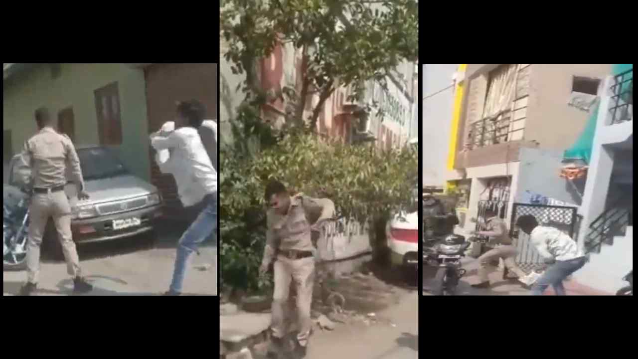 Police Constable: ఫుల్లు తాగి పోలీసును చితకబాదిన మందుబాబు Police Constable: ఫుల్లు తాగి పోలీసును చితకబాదిన మందుబాబు