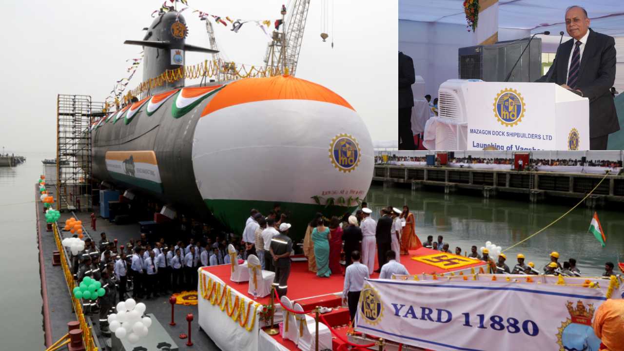 Indian Navy Submarine: “యార్డ్ 11880” జలాంతర్గామిని ప్రారంభించిన భారత నేవీ Indian Navy Submarine: “యార్డ్ 11880” జలాంతర్గామిని ప్రారంభించిన భారత నేవీ