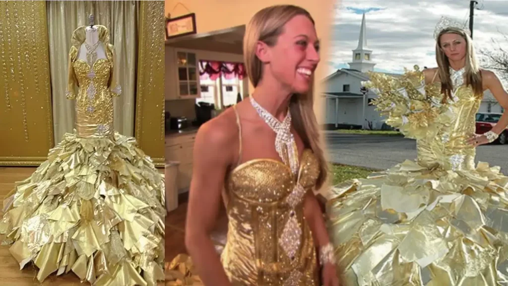 24 Carat Gold Bride Dress