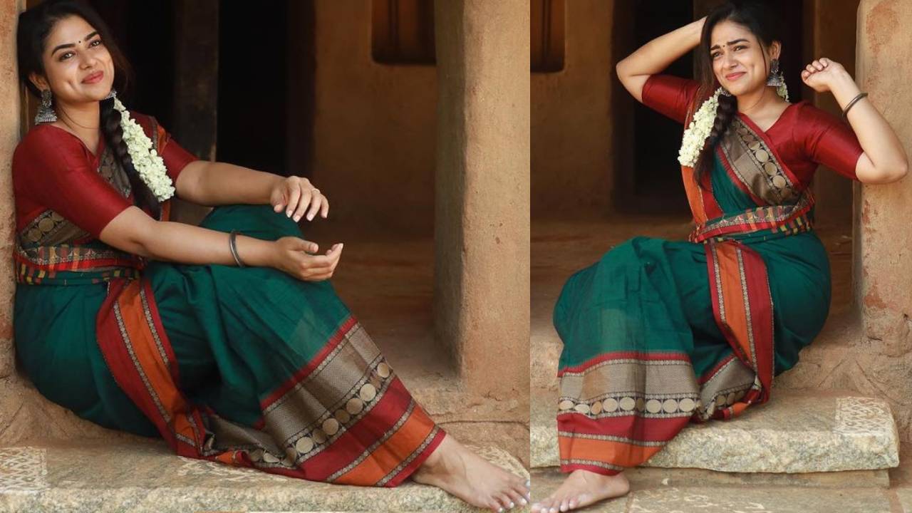 Actress Siddhi Idnani Looks Stunning In Saree Wear