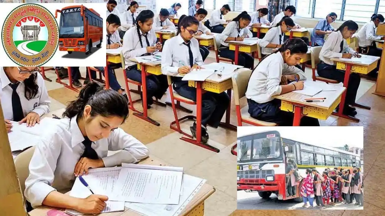 Free Travel On RTC Bus : టెన్త్ పరీక్షలు రాసే విద్యార్థులకు ఆర్టీసీ బస్సులో ఉచిత ప్రయాణం Free Travel On RTC Bus : టెన్త్ పరీక్షలు రాసే విద్యార్థులకు ఆర్టీసీ బస్సులో ఉచిత ప్రయాణం