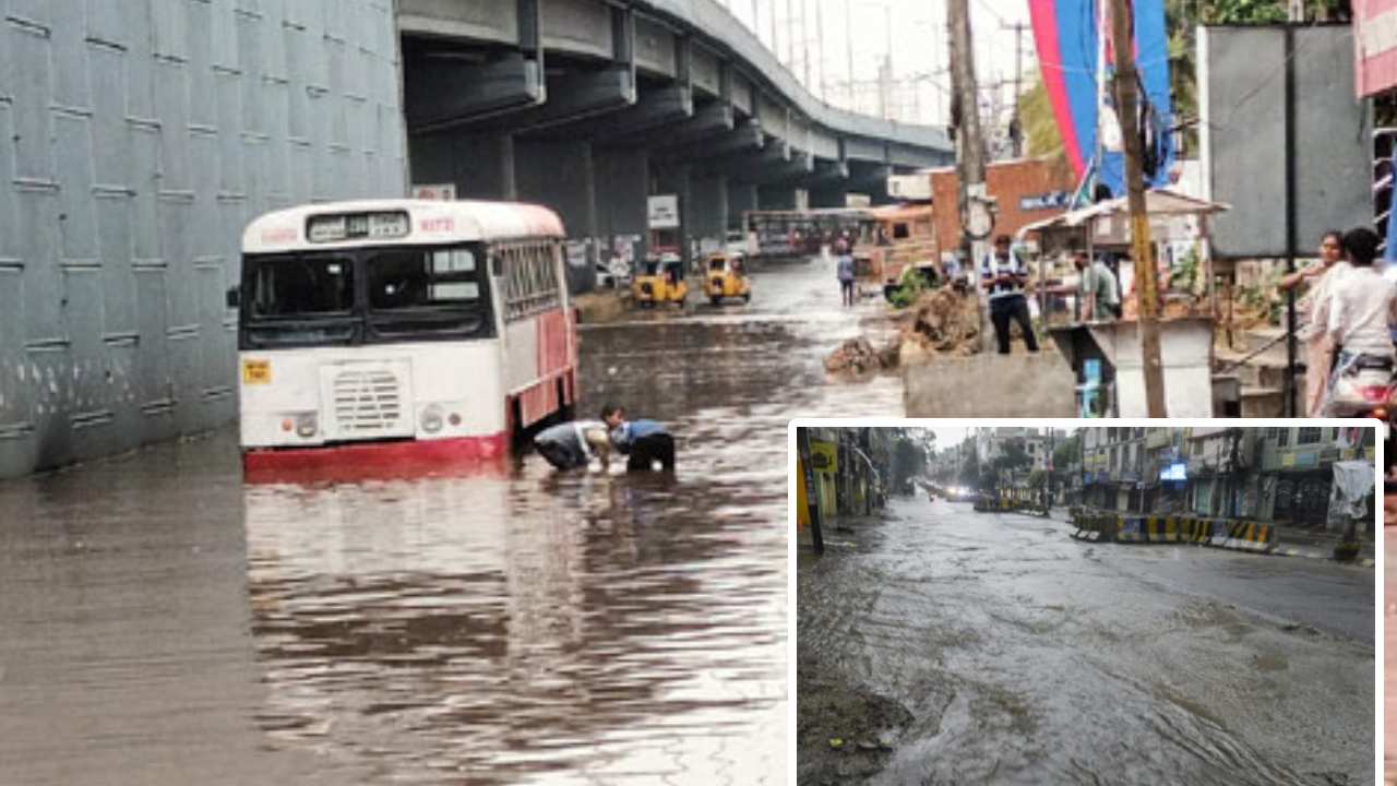 Hyderabad Rains: భాగ్యనగరంలో దంచికొట్టిన వర్షం.. ఈదురు గాలులకు కూలిన హోర్డింగ్స్.. Hyderabad Rains: భాగ్యనగరంలో దంచికొట్టిన వర్షం.. ఈదురు గాలులకు కూలిన హోర్డింగ్స్..