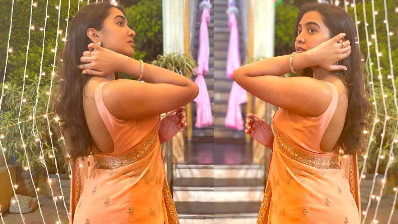Shivathmika Rajashekar Cute Stills In Saree Goes Viral