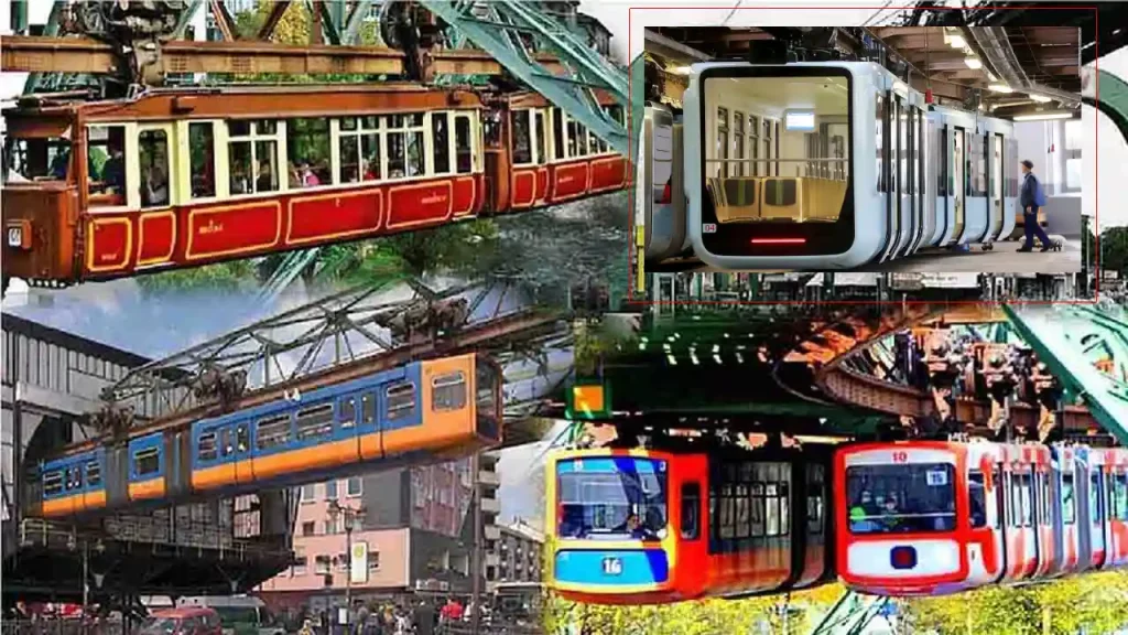 Upside Down Railway In Germany's Wuppertal (2)