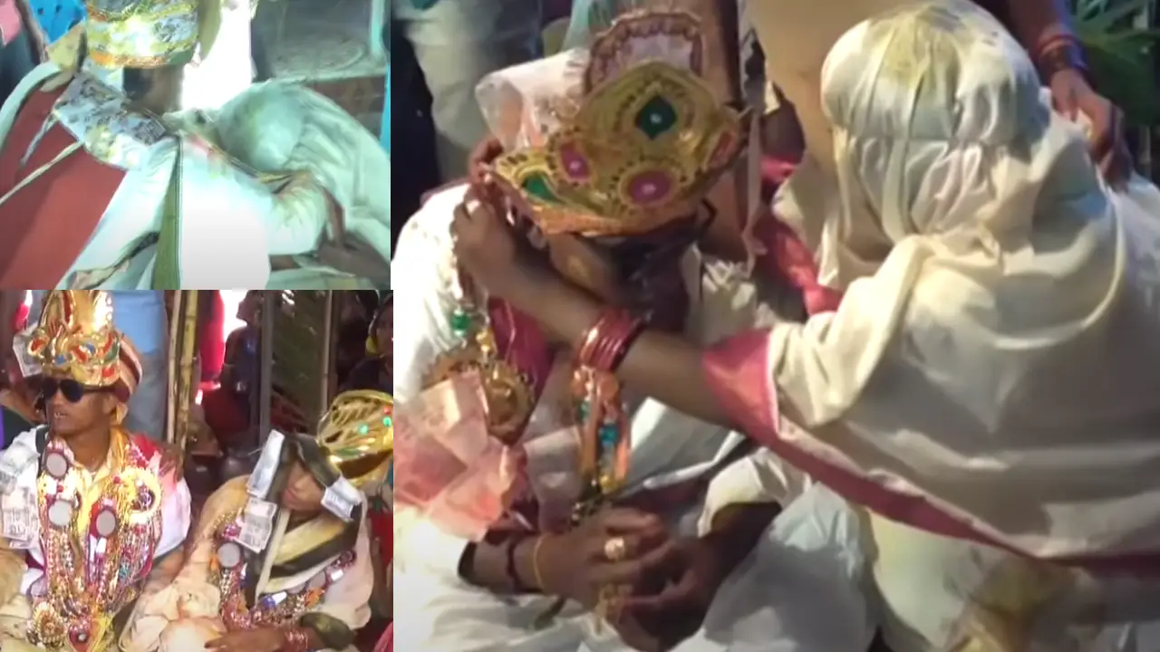 Strange Tradition : ఆ ఊరిలో వింత సంప్రదాయం..ఒకరికొకరు తాళి కట్టుకునే వధూవరులు Strange Tradition : ఆ ఊరిలో వింత సంప్రదాయం..ఒకరికొకరు తాళి కట్టుకునే వధూవరులు