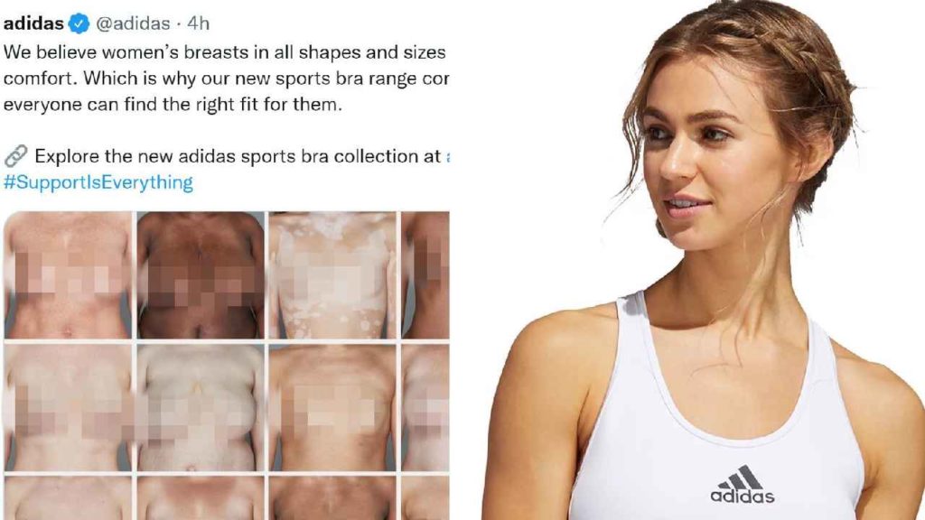 Adidas Bra Add, New Adidas advertisement banned for showing bare breasts