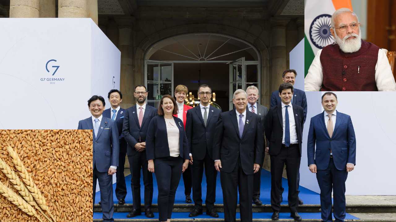 G7-Foreign Ministers: ప్రపంచానికి అన్నం పెట్టండి: గోధుమల ఎగుమతి నిషేధంపై భారత్కు జీ7 నేతల విజ్ఞప్తి G7-Foreign Ministers: ప్రపంచానికి అన్నం పెట్టండి: గోధుమల ఎగుమతి నిషేధంపై భారత్కు జీ7 నేతల విజ్ఞప్తి