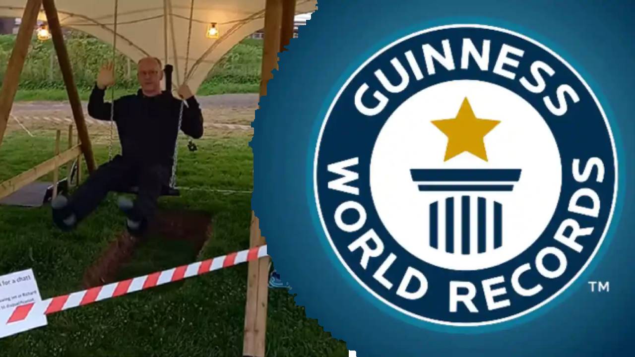 Guinness World Record: గిన్నీస్ వరల్డ్ రికార్డ్ కోసం 36 గంటల పాటు ఊయలూగుతూ.. Guinness World Record: గిన్నీస్ వరల్డ్ రికార్డ్ కోసం 36 గంటల పాటు ఊయలూగుతూ..