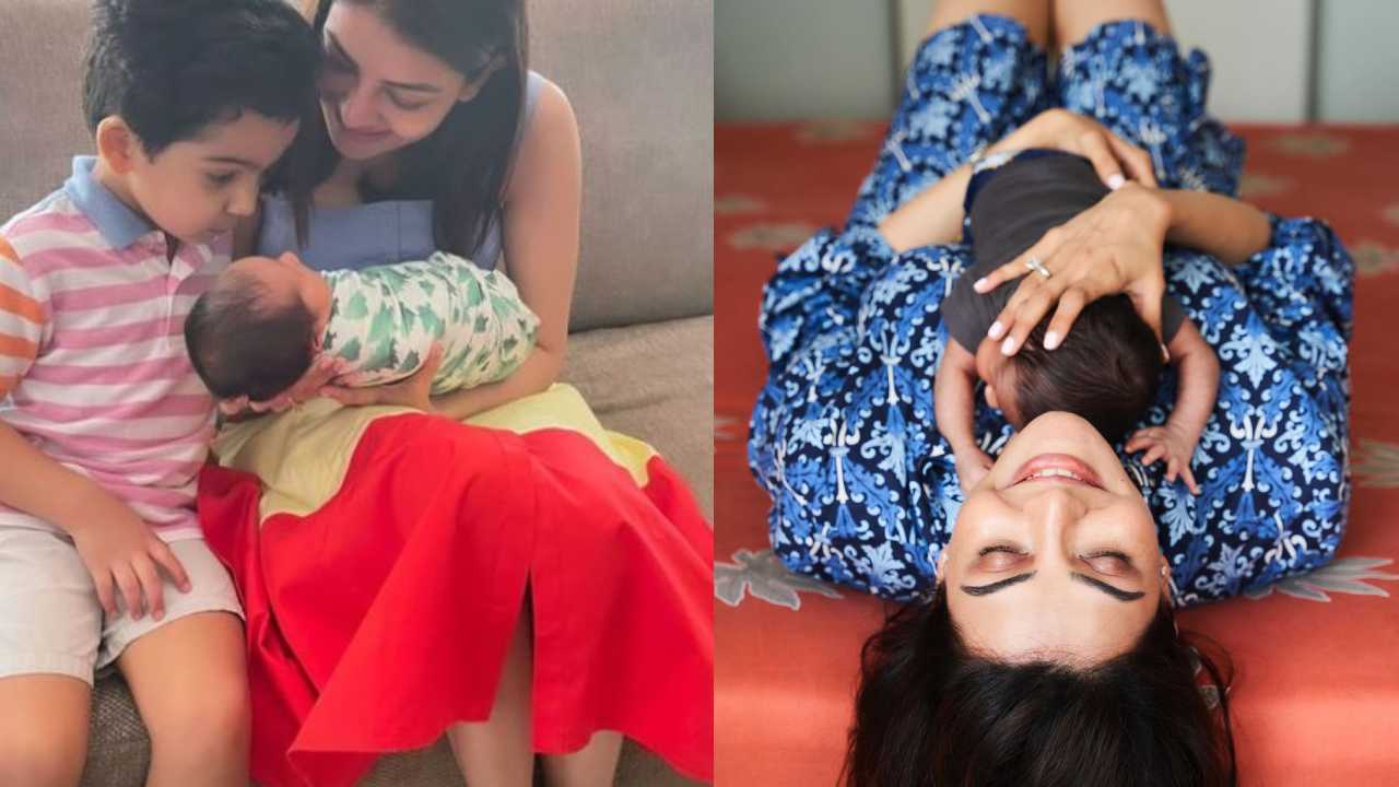 Kajal Aggarwal : మొదటిసారి తన బాబు ఫొటోలు షేర్ చేసిన కాజల్ అగర్వాల్