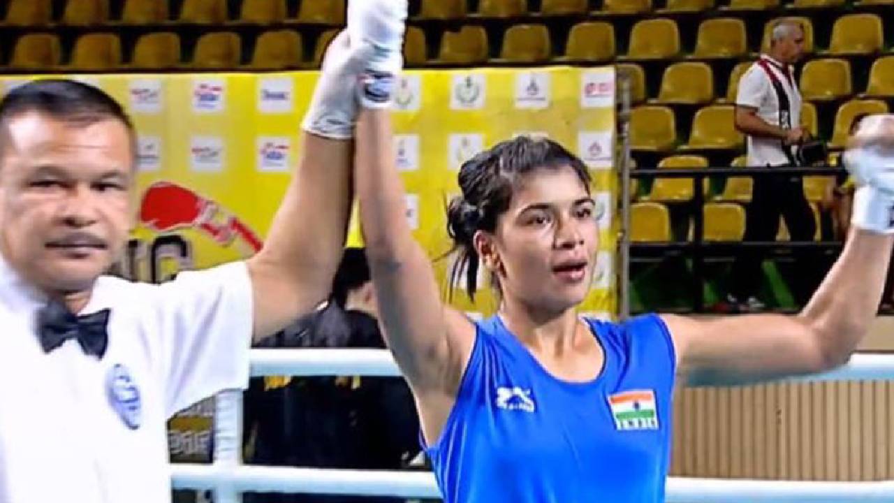 Boxer Nikhat Zareen: గోల్డ్ మెడల్ పై నిఖత్ గురి: ప్రపంచ బాక్సింగ్ ఛాంపియన్షిప్ ఫైనల్లో తెలంగాణ అమ్మాయి Boxer Nikhat Zareen: గోల్డ్ మెడల్ పై నిఖత్ గురి: ప్రపంచ బాక్సింగ్ ఛాంపియన్షిప్ ఫైనల్లో తెలంగాణ అమ్మాయి