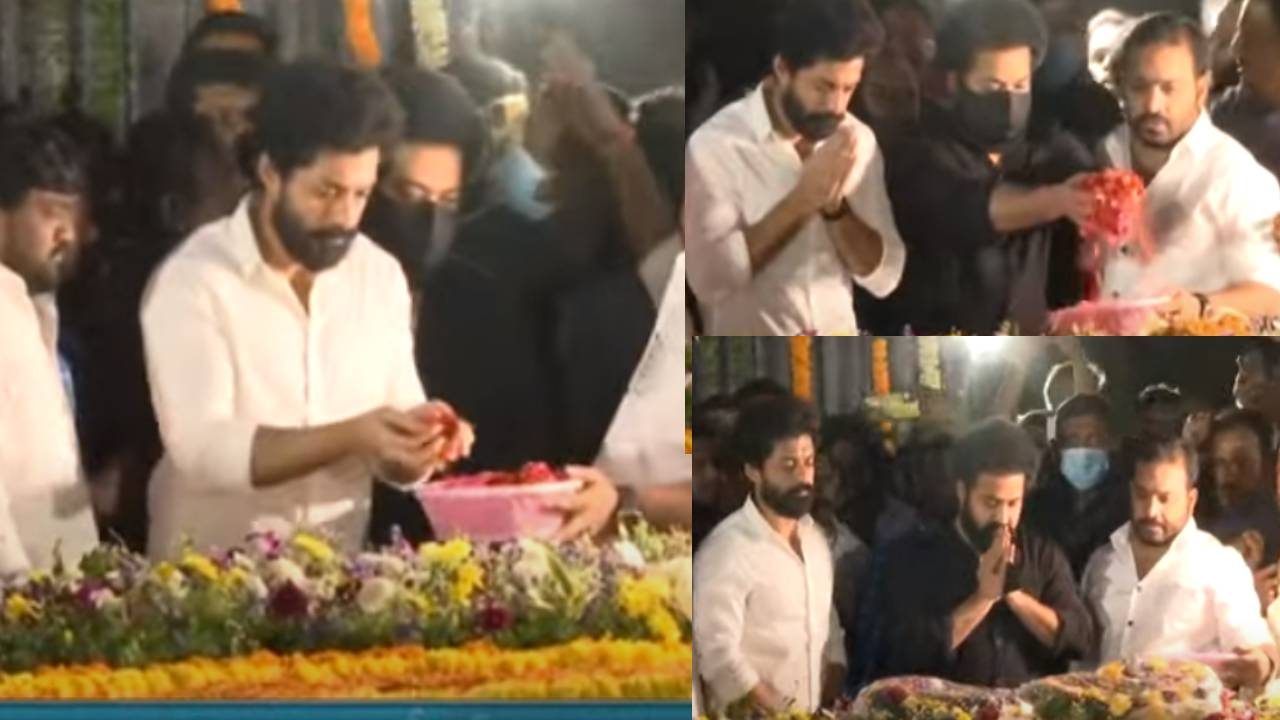 NTR : ఎన్టీఆర్ ఘాట్ను సందర్శిన జూనియర్ ఎన్టీఆర్, కళ్యాణ్ రామ్ NTR : ఎన్టీఆర్ ఘాట్ను సందర్శిన జూనియర్ ఎన్టీఆర్, కళ్యాణ్ రామ్