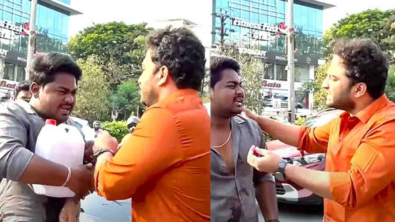 Vishwaksen : నడిరోడ్డుపై న్యూసెన్స్ చేసిన హీరో విశ్వక్సేన్ Vishwaksen : నడిరోడ్డుపై న్యూసెన్స్ చేసిన హీరో విశ్వక్సేన్
