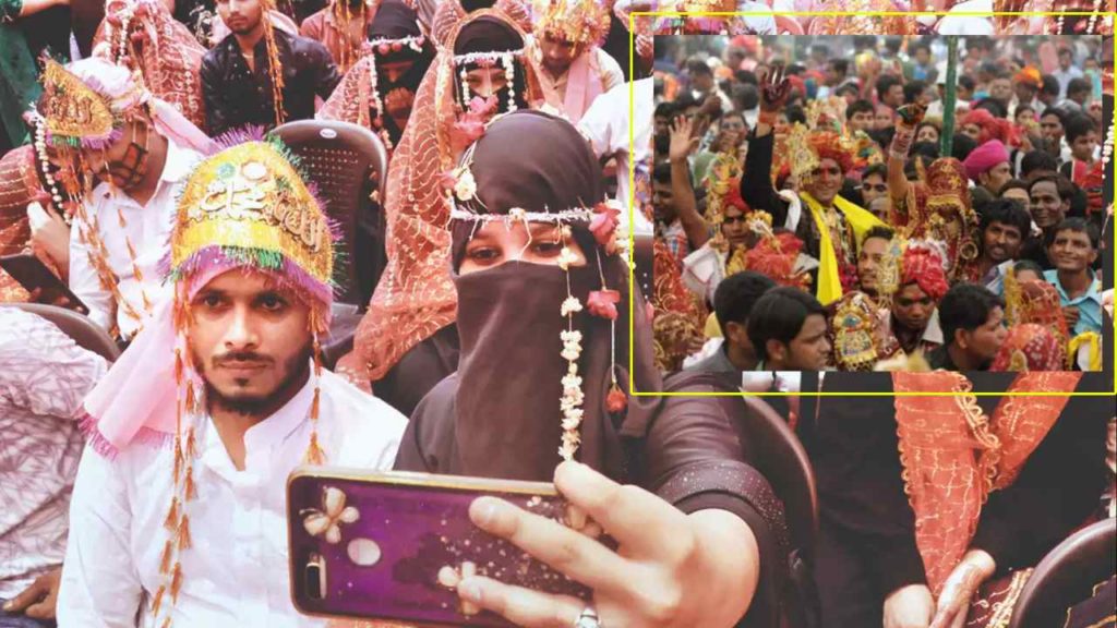 12000 Couples Tie Knot In Mass Marriage Event In Uttar Pradesh (1)