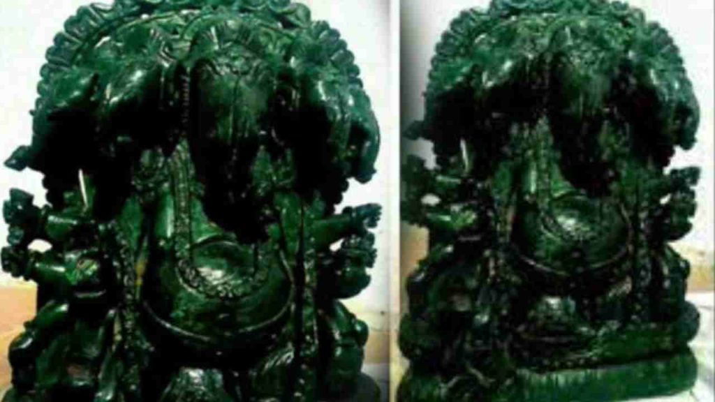 90 Kg Marakatha Ganapathi In Ap Prakasham District (1)