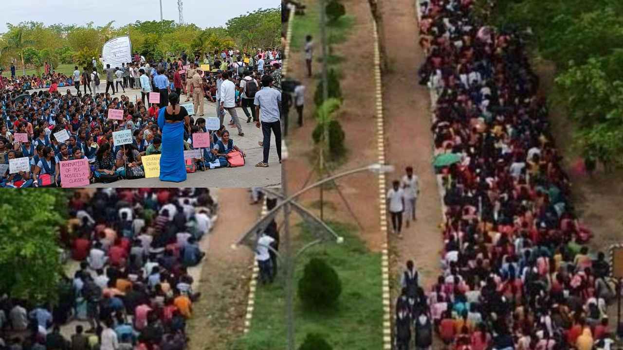 Basara IIIT Water Cut : బాసర ట్రిపుల్ ఐటీ విద్యార్థులకు తాగునీరు కట్..! Basara IIIT Water Cut : బాసర ట్రిపుల్ ఐటీ విద్యార్థులకు తాగునీరు కట్..!