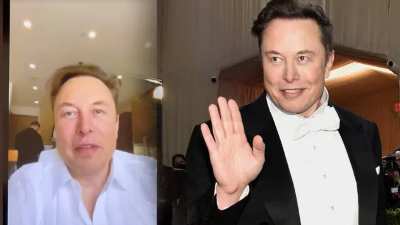 Elon Musk Appears 10 Minutes Late For Twitter Meeting, Attends It From A Hotel Kitchen (1)