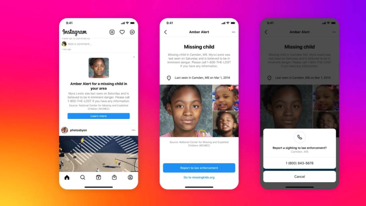 Instagram Starts Rolling Out Amber Alerts To Help Locate Missing Children