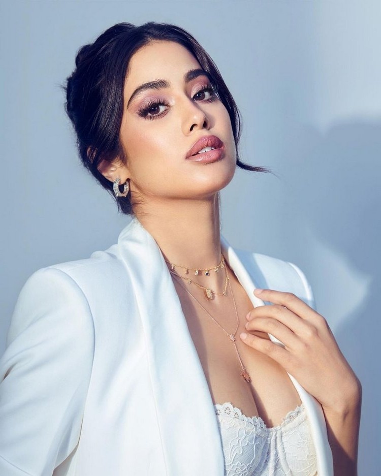 Janhvi Kapoor Sizzles In White Dress
