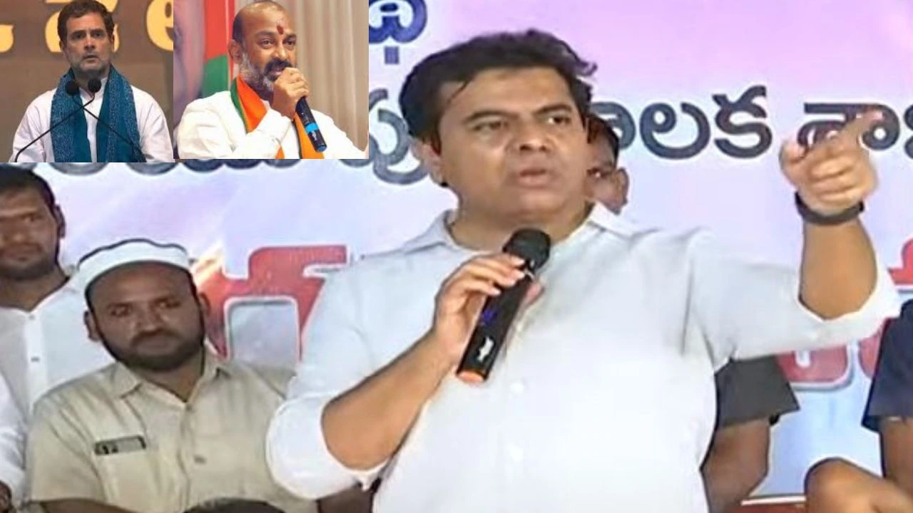 Minister KTR : రాహుల్, బండి సంజయ్ పై మంత్రి కేటీఆర్ సంచలన వ్యాఖ్యలు Minister KTR : రాహుల్, బండి సంజయ్ పై మంత్రి కేటీఆర్ సంచలన వ్యాఖ్యలు