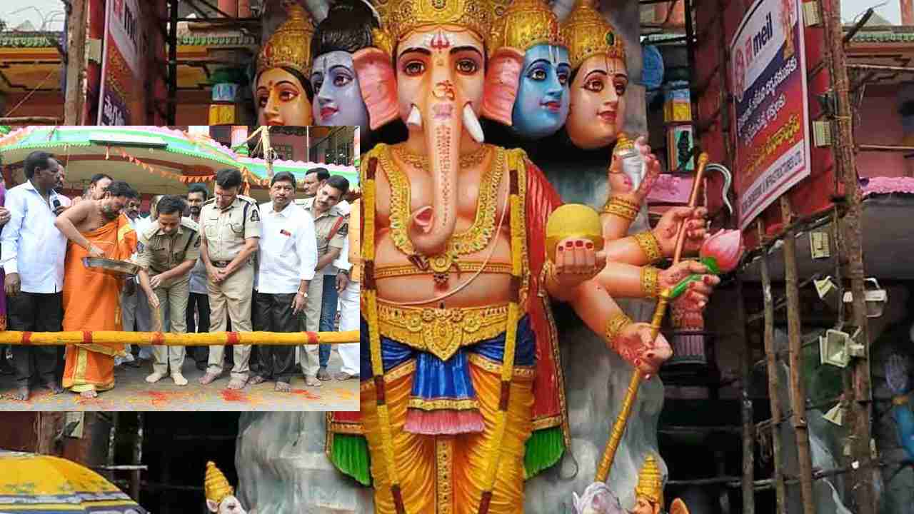 Khairatabad Ganesh : ఖైరతాబాద్ గణేష్ ఉత్సవాలకు తొలిపూజ.. ఈసారి మట్టి వినాయకుడు.. ఎత్తు ఎంతంటే Khairatabad Ganesh : ఖైరతాబాద్ గణేష్ ఉత్సవాలకు తొలిపూజ.. ఈసారి మట్టి వినాయకుడు.. ఎత్తు ఎంతంటే