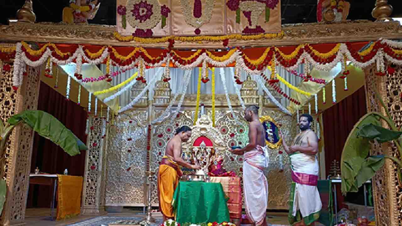 Srinivasa Kalyanam : అమెరికాలో వైభవంగా ప్రారంభమైన శ్రీనివాస కళ్యాణాలు Srinivasa Kalyanam : అమెరికాలో వైభవంగా ప్రారంభమైన శ్రీనివాస కళ్యాణాలు