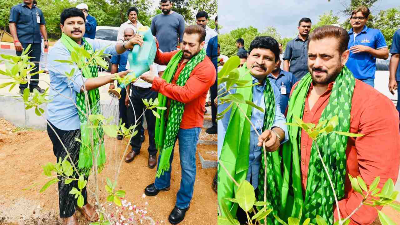 Salman Khan: గ్రీన్ ఇండియా ఛాలెంజ్ భాగంగా మొక్కలు నాటిన సల్మాన్ ఖాన్