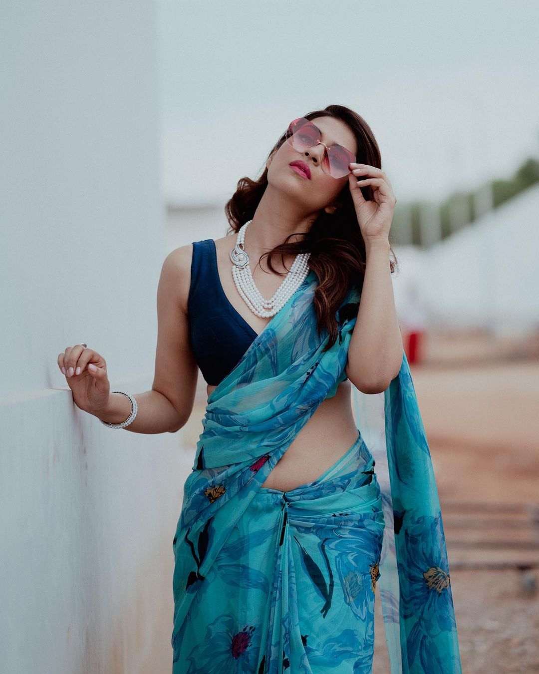 Shraddhadas latest photoshoot in saree         Pc@Instagram
