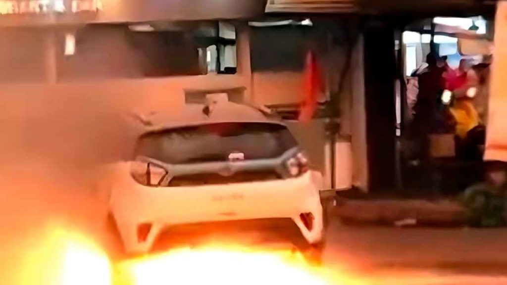 Tata Nexon Ev Fire