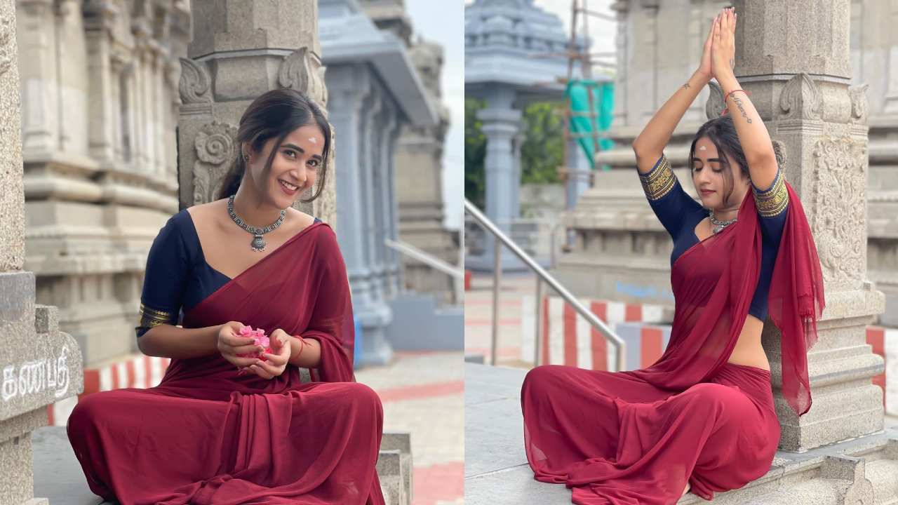 Deepthi Sunaina : దైవ భక్తిలో మునిగిన దీప్తి సునైనా Deepthi Sunaina : దైవ భక్తిలో మునిగిన దీప్తి సునైనా