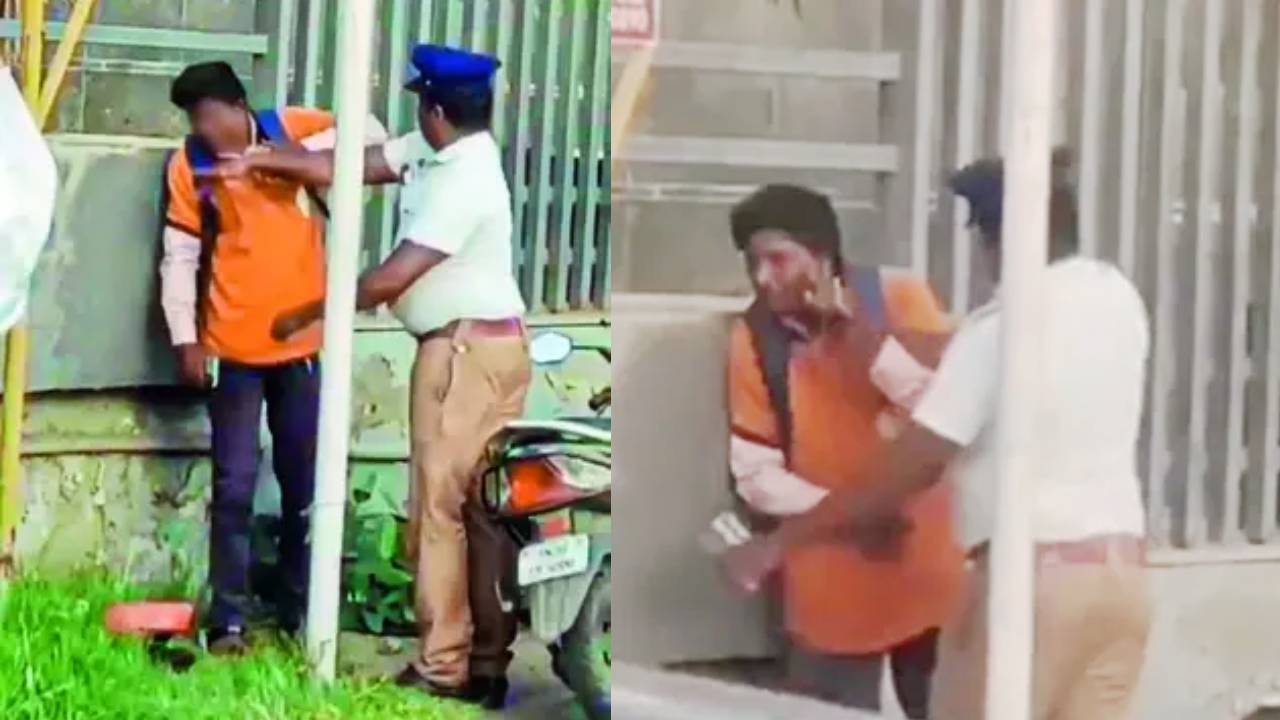 Food Delivery Agent: ఫుడ్ డెలివరీ ఏజెంట్ను చెంపదెబ్బ కొట్టిన పోలీస్ ట్రాన్సఫర్ Food Delivery Agent: ఫుడ్ డెలివరీ ఏజెంట్ను చెంపదెబ్బ కొట్టిన పోలీస్ ట్రాన్సఫర్