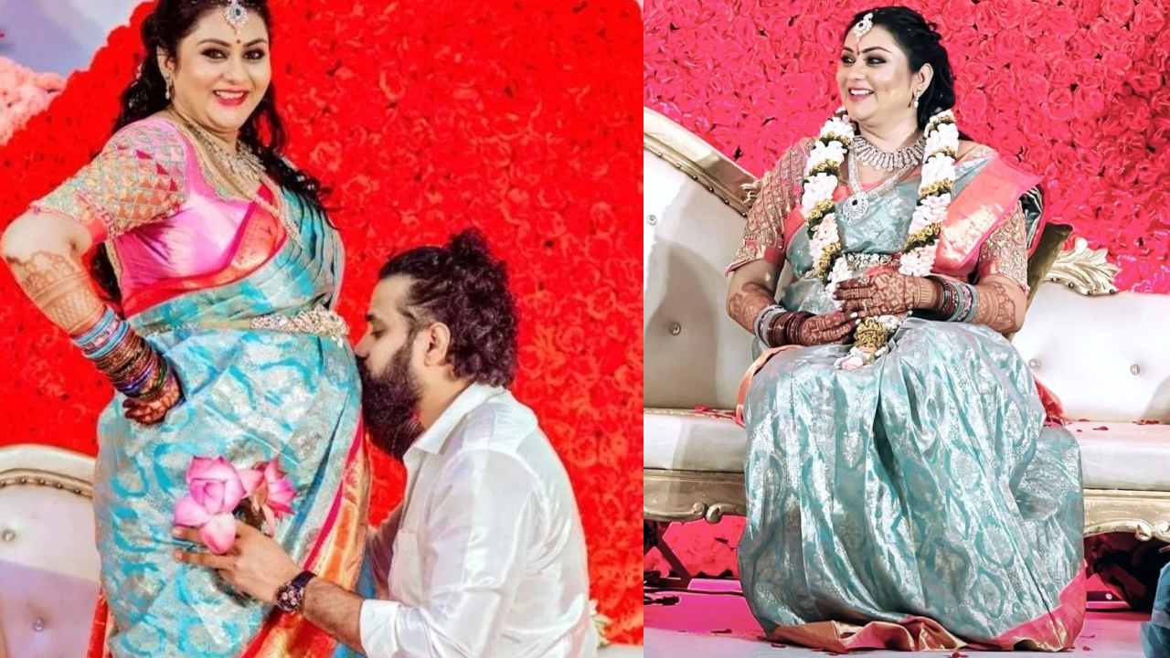 Namita : హీరోయిన్ నమిత శ్రీమంతం వేడుకలు