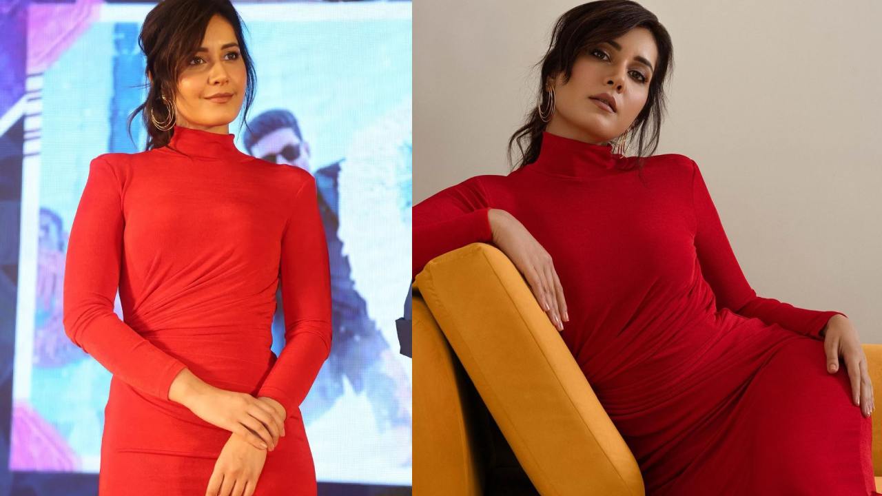 Raashi Khanna : ఎరుపు అందంలో మెరుపులా మెరుస్తున్న రాశిఖన్నా