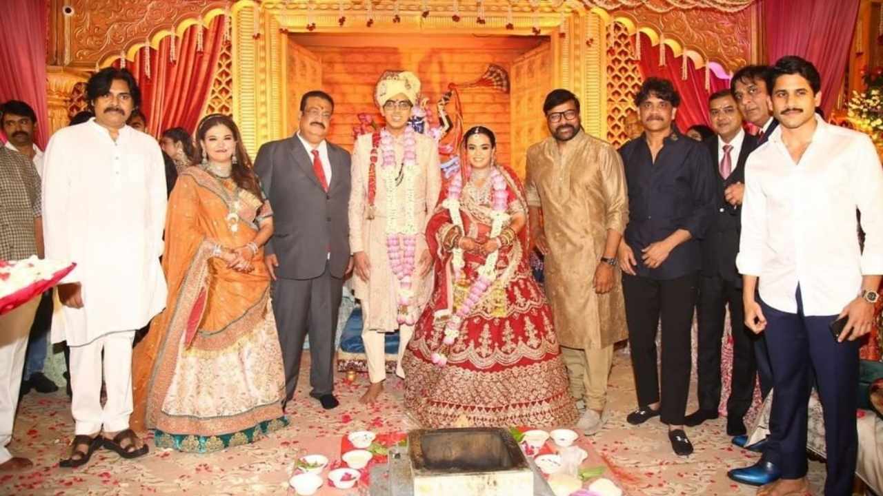 Tollywood stars : ఆసియన్ సినిమాస్ అధినేత సునీల్ నారంగ్ కూతురి పెళ్ళిలో స్టార్ల సందడి