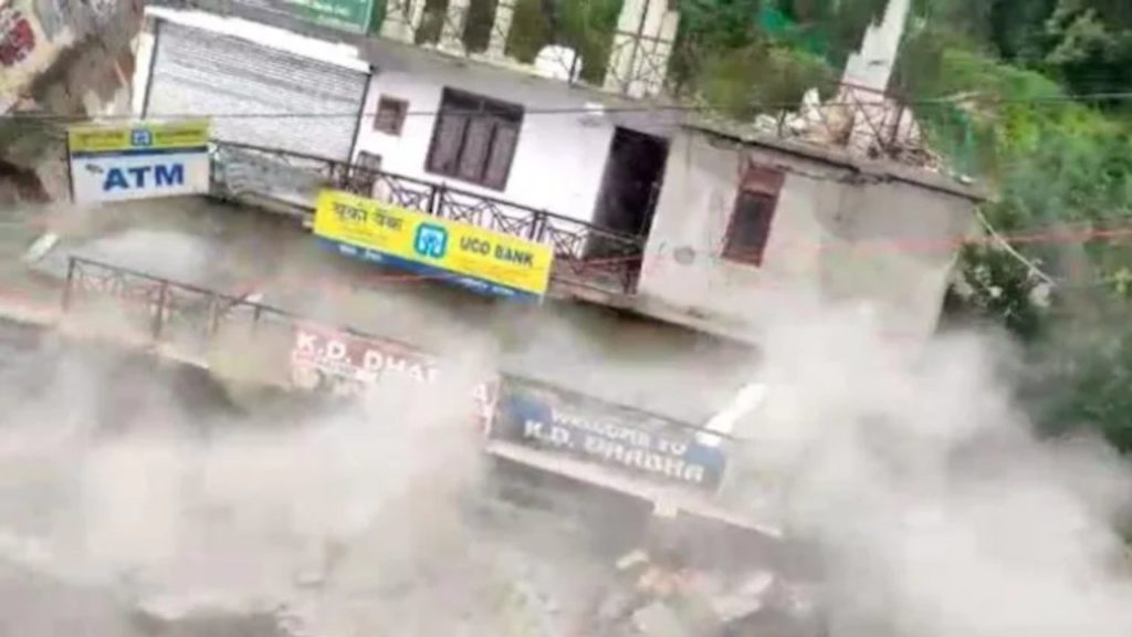 4 Storey Building In Shimla Comes Crashing Down As Rain Batters Himachal