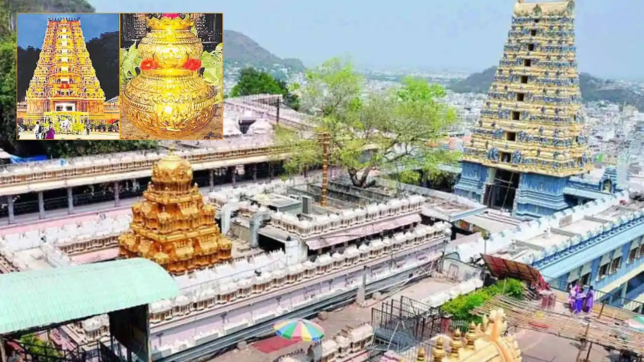 Bangaru Bonam : విజయవాడ దుర్గమ్మకు తెలంగాణ బంగారు బోనం Bangaru Bonam : విజయవాడ దుర్గమ్మకు తెలంగాణ బంగారు బోనం
