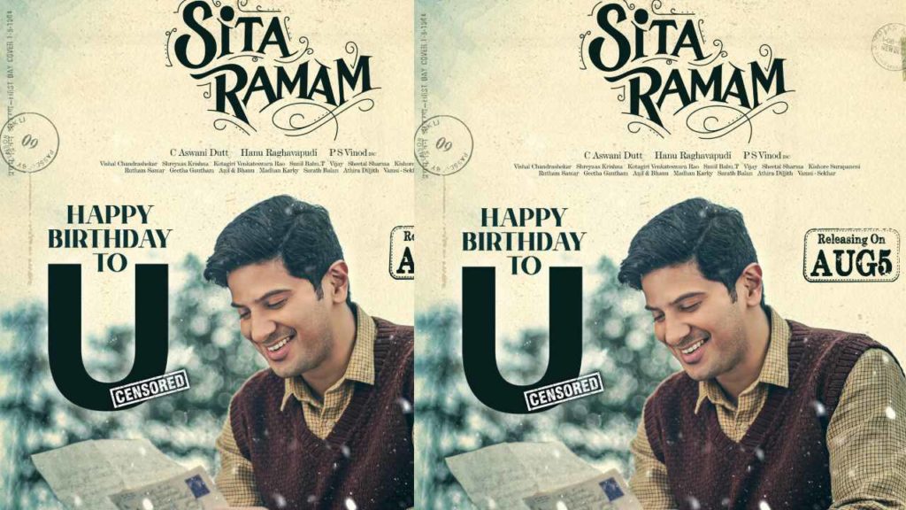 Dulquer Salman Sita Ramam Completes Censor Work